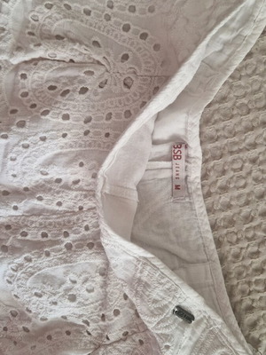 Bsb shorts with lace, like new, size M 38 10, white