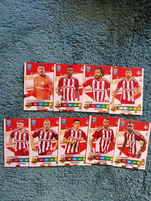 πλήρες σετ καρτών fifa 365 2022-2023 Ολυμπιακού panini.