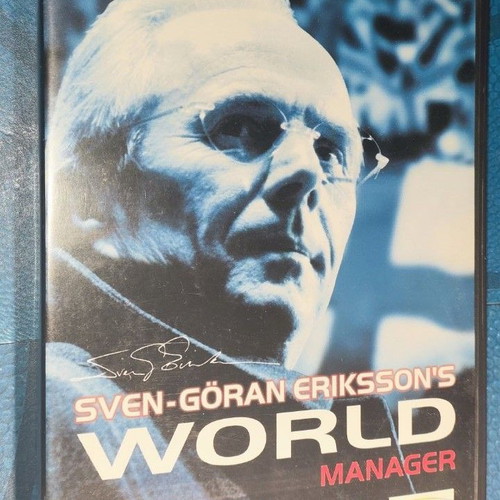 Sven Goran Eriksson's World Manager PC CD ROM like new