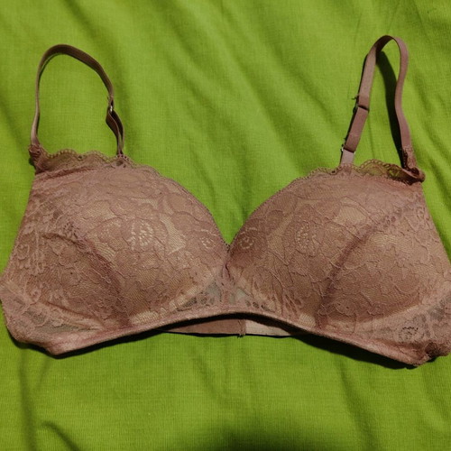 Tezenis bra without underwire like new, beige pink
