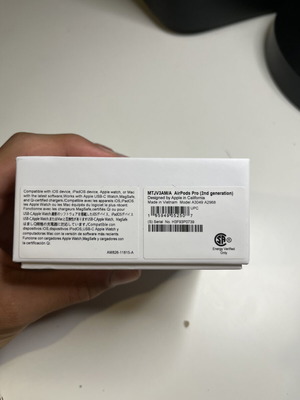 Air Pods Pro 2 wireless earbuds with charging cable and ear tips