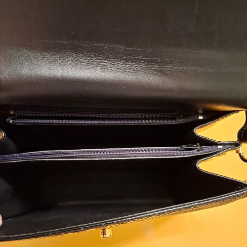 Almada shoulder bag black snake like new