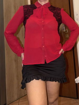 Red blouse size S