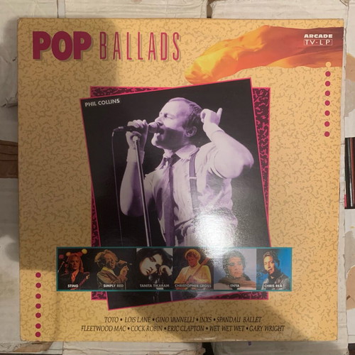 Pop Ballads 2 vinyl LPs used, pop compilation