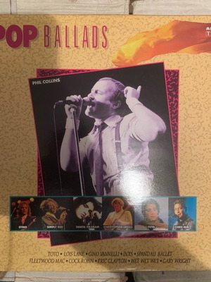 Pop Ballads 2 vinyl LPs used, pop compilation