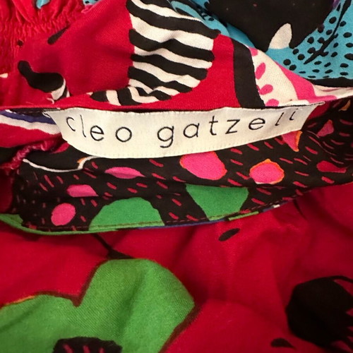 Cleo Gatzeli dress like new, red, unique Alebrijes design