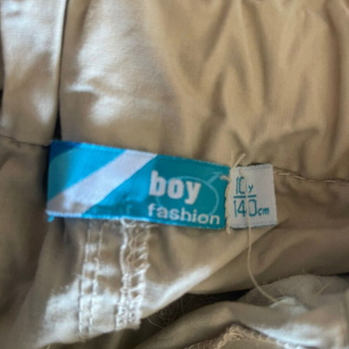 Boy Fashion thin beige pants for 10 years old