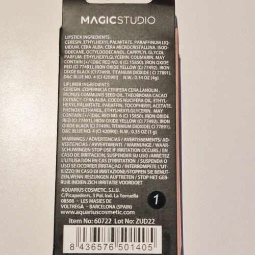 Magic Studio Matte Lipstick and Lipliner set 4g and 1g new