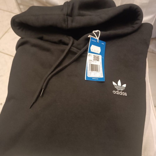 Adidas Originals Trefoil Essentials hoodie new, black, size L