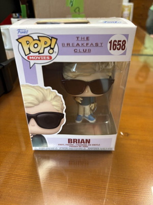 Funko Pop The Breakfast Club 1658 Brian vinyl figure like new