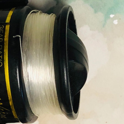 Transparent craft fishing line new, 10 meters, 0.4 mm thick