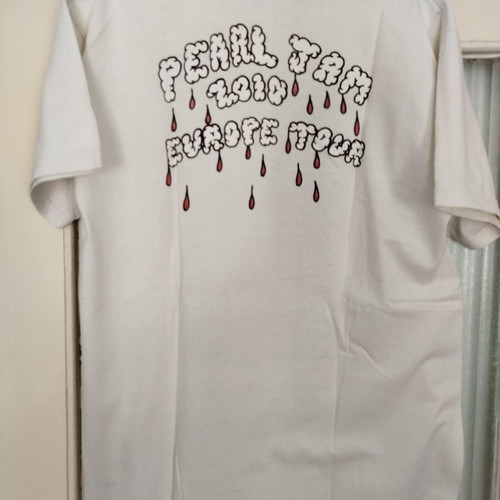 Pearl Jam Europe Tour 2010 επίσημο T Shirt σαν καινούργιο, μέγεθος Medium