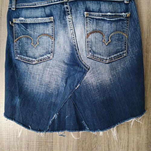 Gang denim skirt