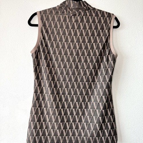 Josh V Top Tandil Size M Like New, Beige Brown