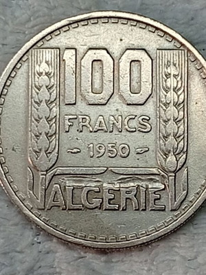 Algerian Coin 1950 100 Francs used