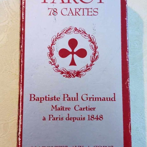 Tarot 78 cards Baptiste Paul Grimaud used, complete set 1983