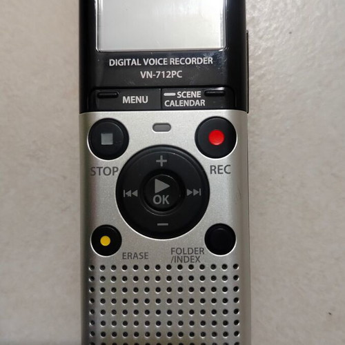 Olympus VN-712PC digital voice recorder used