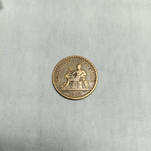 French bronze token used, Chamber of Commerce 1922