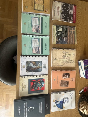 Lawyer Association of Athens Calendars 2016-2025 new, bonus 2020 and University of Piraeus 2022
