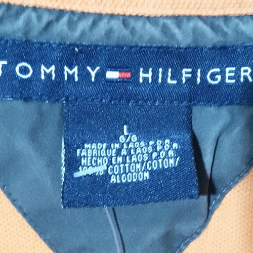 Tommy Hilfiger men's shirt L used, orange