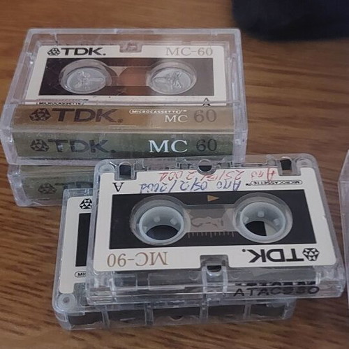 Tdk Microcassette pack used with MC 90 and MC 60 tapes