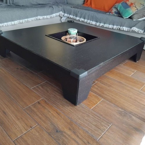 Neo Katoikein square coffee table 110x110 with central removable element