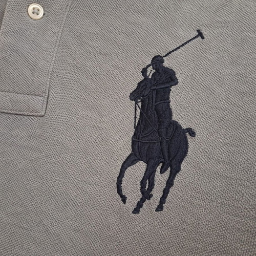Polo Ralph Lauren Big Pony men's polo shirt grey XXL like new