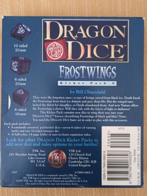 Dragon Dice Frostwings πακέτο 6 σαν καινούργιο TSR