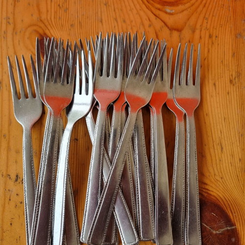 Forks stainless steel used, pack of 500+ pieces