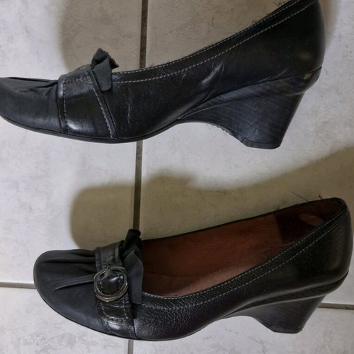 Hispanitas leather pumps like new, size 38, black