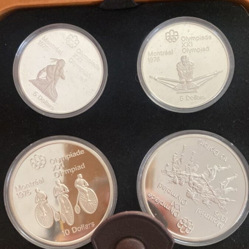Montreal 1976 Olympic Silver Coin Collection with Certificate, new