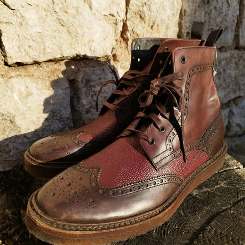 Rolando Sturlini Brogue men's shoes like new, leather, size 45