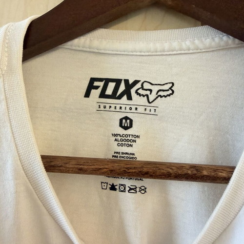 Fox Women T-shirt size M like new, white