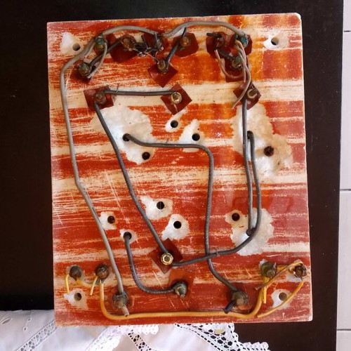 Antique Electrical Panel 1935-1950 Used, Marble, Collectible