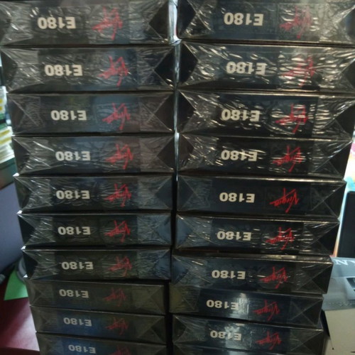 VHS video cassettes blank sealed, pack of 30, 180 minutes