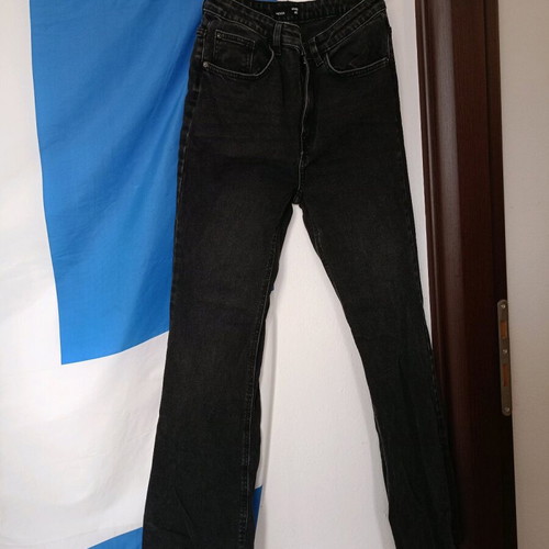 Sinsay black high waisted flare jeans brand new size L
