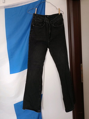 Sinsay black high waisted flare jeans brand new size L