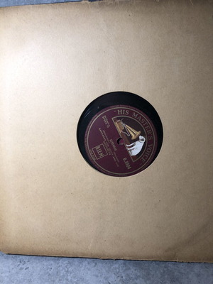 HMV Parlophone 78 rpm 10 inch gramophone records, 1930s