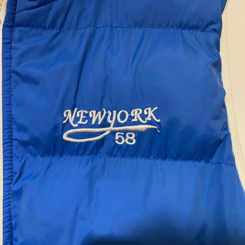 NewYork58 Sleeveless Jacket like New, Size M, Blue and Yellow