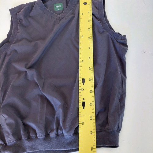 Boss Hugo Boss Golf vest black XL like new windbreaker with mesh