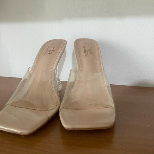 Clear Heels Mia sandals like new, size 37