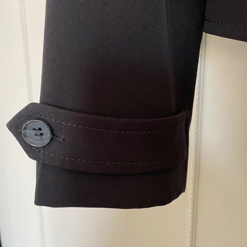 Benetton women's jacket like new, size S 36 8, black