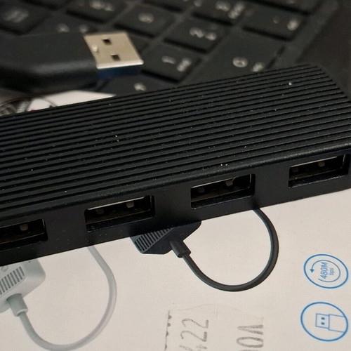 USB extension cable hub with 4 ports new