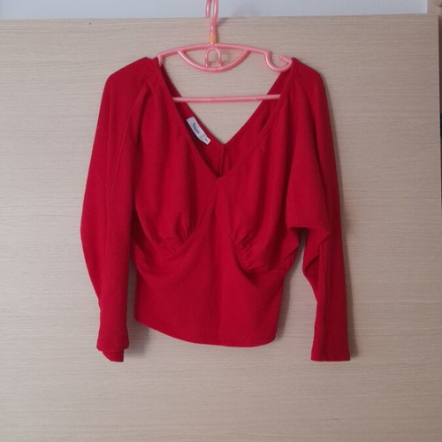 Toi&Moi red blouse size M/L like new