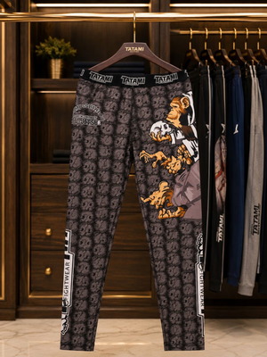 Tatami FightWear fight pants, size L, black and grey