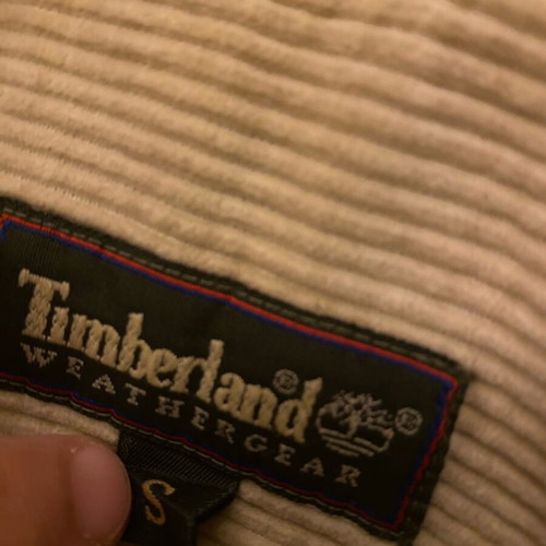 Timberland corduroy shirt-jacket like new, beige, size L