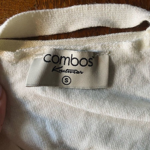 Compos white knitted blouse in very good condition, size S