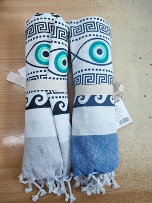 Beach Towels cotton, modern design, set of 2, 90x170 cm