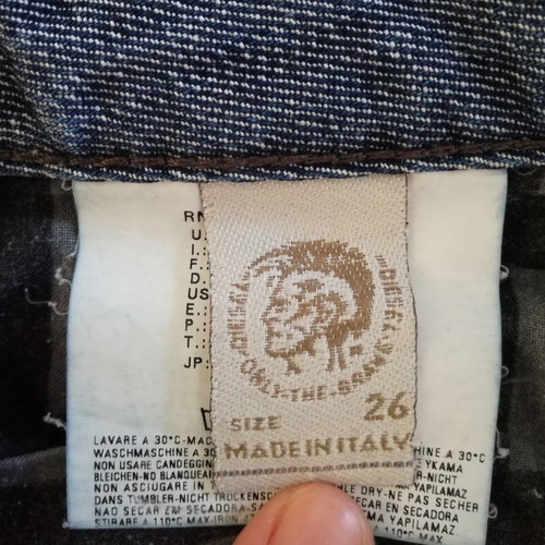 Diesel jeans XS like new, low-rise cropped pants