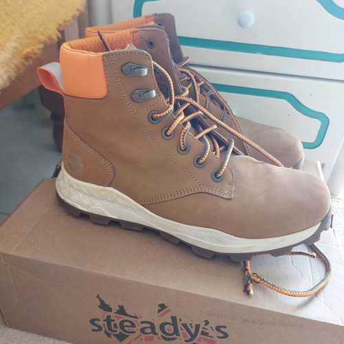 Timberland Brooklyn boots used, size 42, beige brown